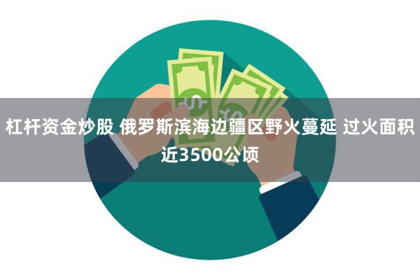 杠杆资金炒股 俄罗斯滨海边疆区野火蔓延 过火面积近3500公顷
