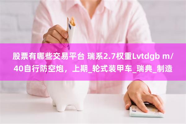 股票有哪些交易平台 瑞系2.7权重Lvtdgb m/40自行