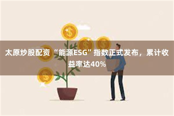 太原炒股配资 “能源ESG”指数正式发布，累计收益率达40%